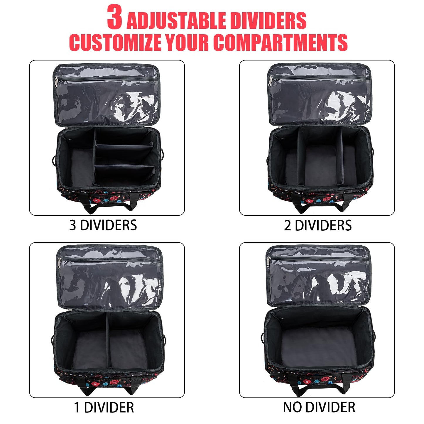 Medical Bag Rolling Roller Bag Trolley Duffel Nurses EMT CNA RN Empty for First Aid Responder Home Health Care Nursing Student Roll Duffle Bag Carry on Wheels Work Physicians Doctor