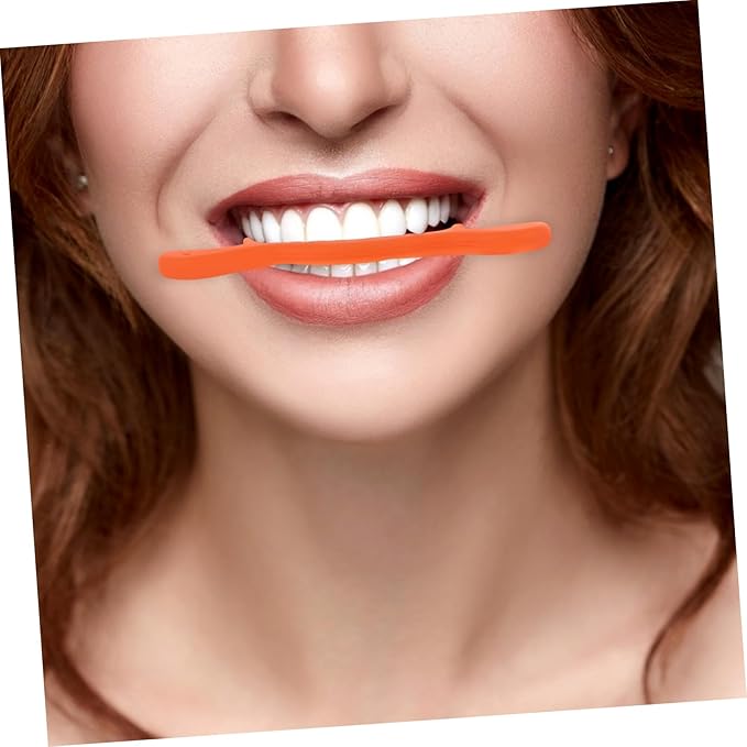 2pcs Smile Practice Tool Silicone for Oral Muscle Strengthening Lips Shaper and Mouth Exerciser and Compact Design for Speech and