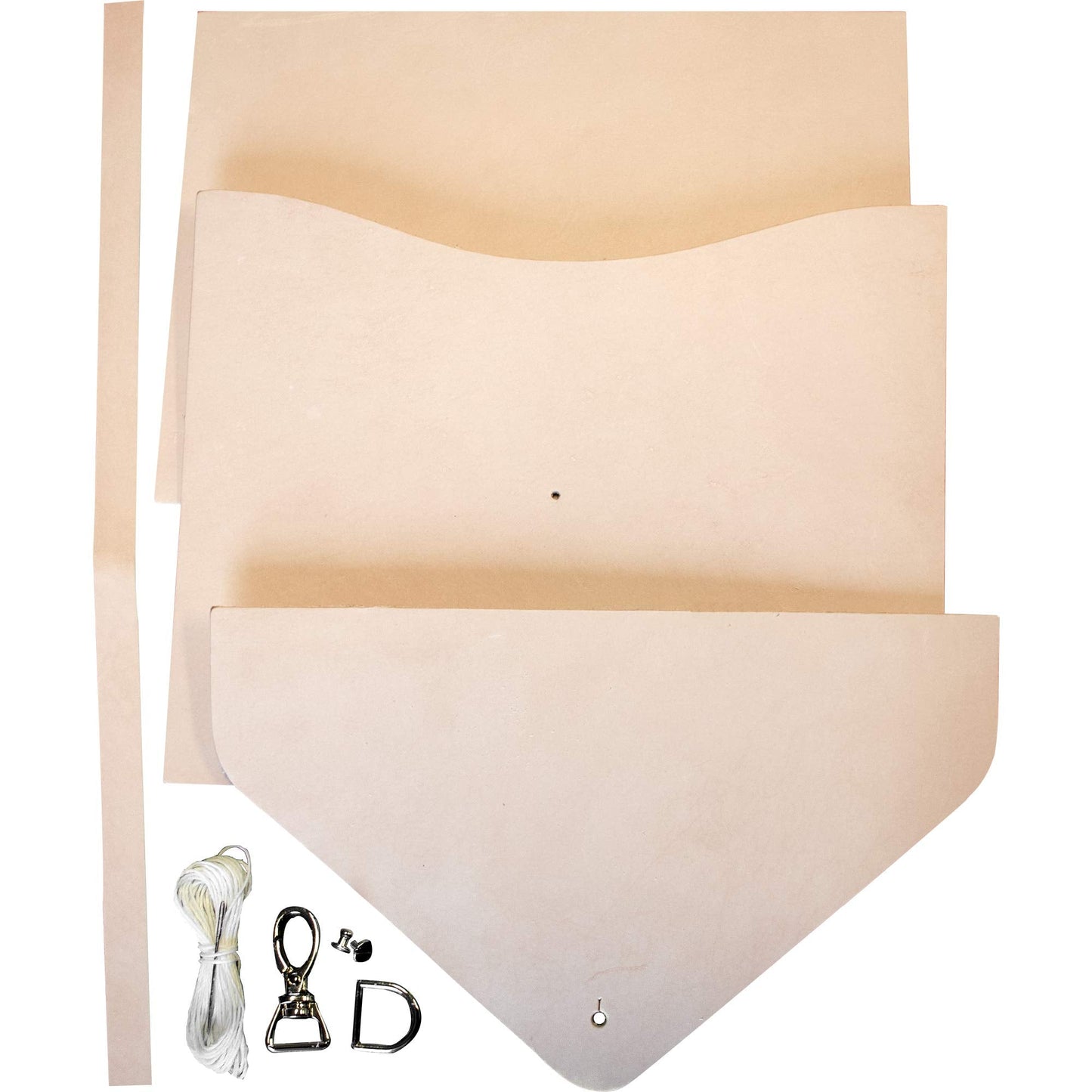 Realeather DIY Envelope Clutch Purse Kit, Natural