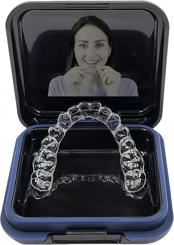 Custom Night Guard, Custom Dental Retainer Durable Mouth Teeth Guard Against Teeth Grinding/Clenching, One Pack