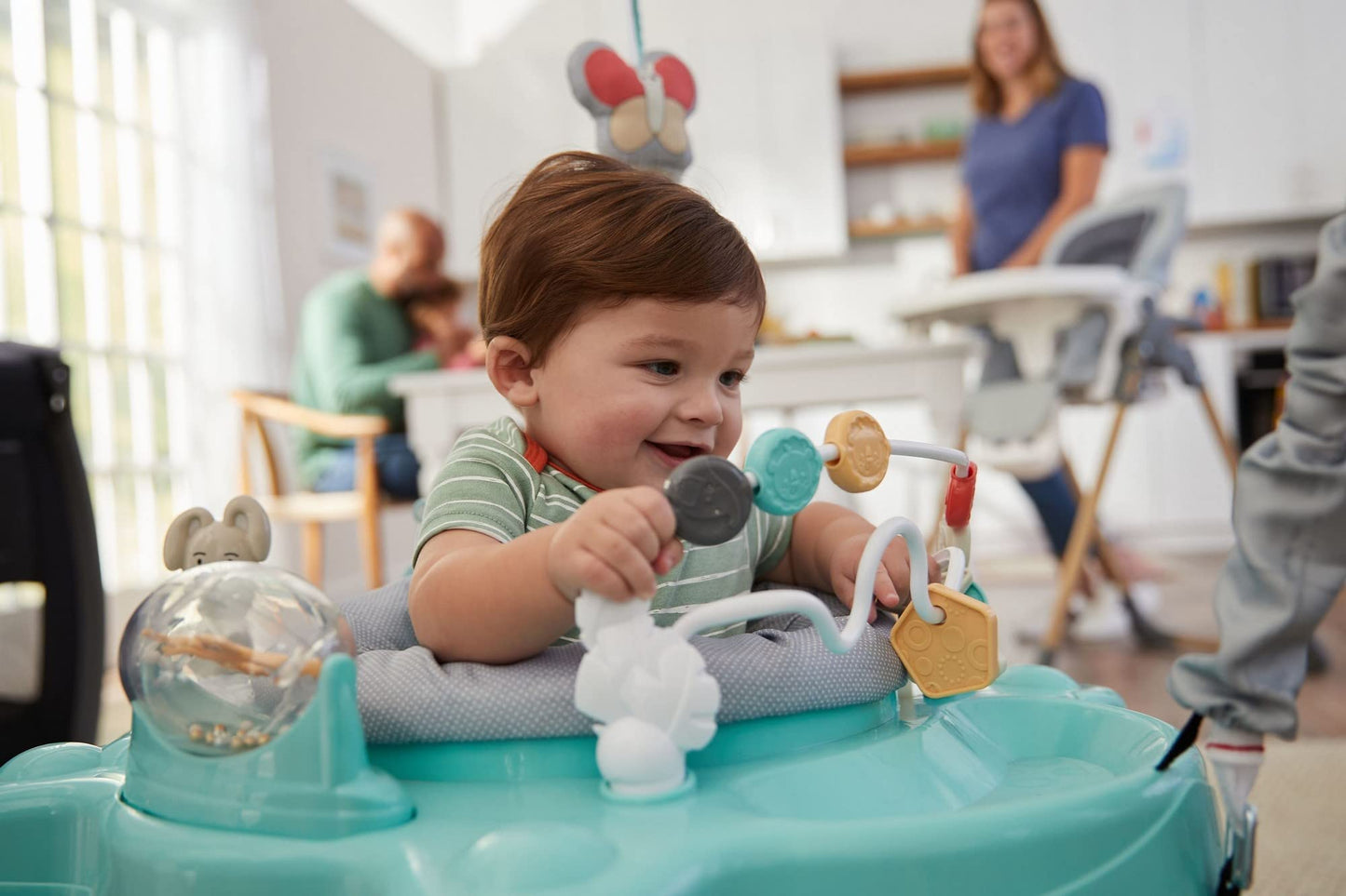 Safety 1st Bob-and-Twist Activity Center, 3-in-1 Play Center, Bouncer, and Jumper, Dunes Edge