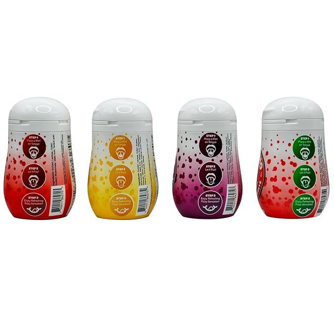 Nokkomo Mints Variety Pack for Dry Mouth Relief | Sugar Free, Natural Saliva Boosting | 40 Mints Each (Pack of 4)