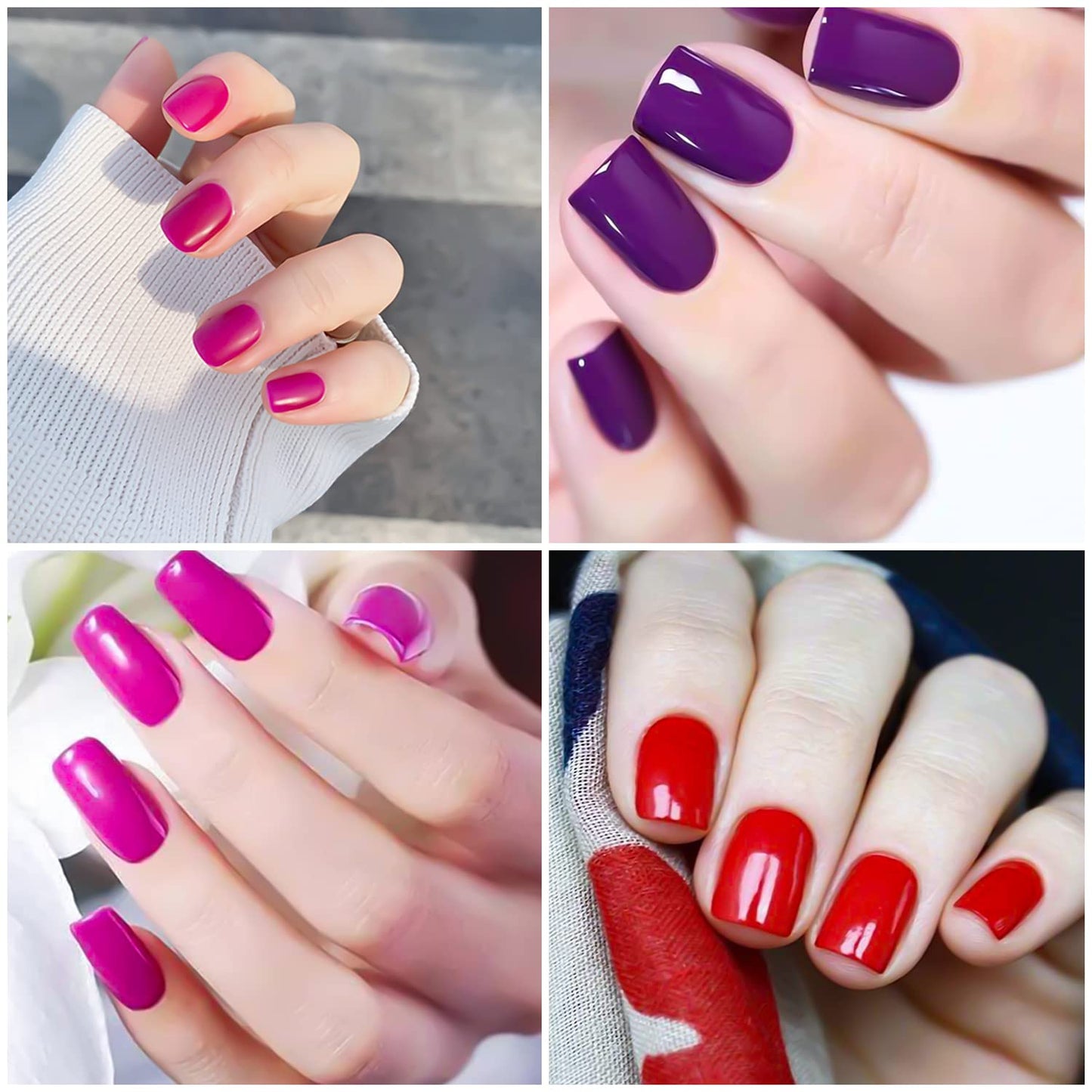 SILPECWEE 20 Sheets Solid Color Matte Nail Polish Strips Self Adhesive Nail Strips Real Nail Polish Nail Stickers Full Nail Wraps for Women Nail Art Stickers with 1pc Nail File