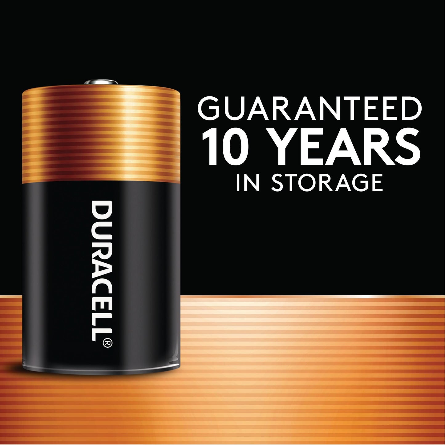 Duracell Coppertop C Batteries, 8 Count (Pack of 1), C Battery with Long-lasting Power, All-Purpose Alkaline Battery for Household and Office Devices
