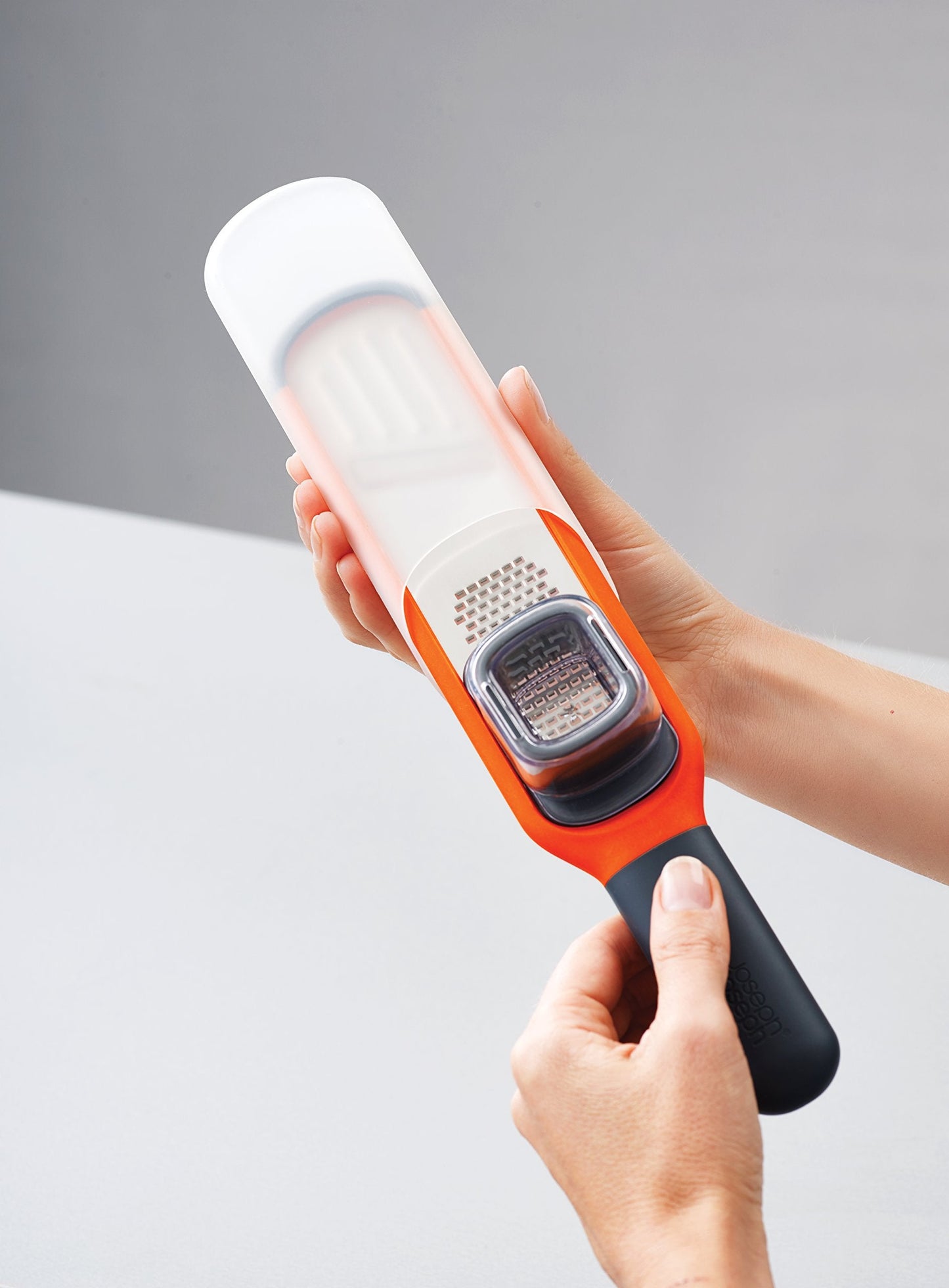 Joseph Joseph 2-in-1 Mini Grater & Slicer – Compact Kitchen Tool with Sharp Stainless Steel Blades