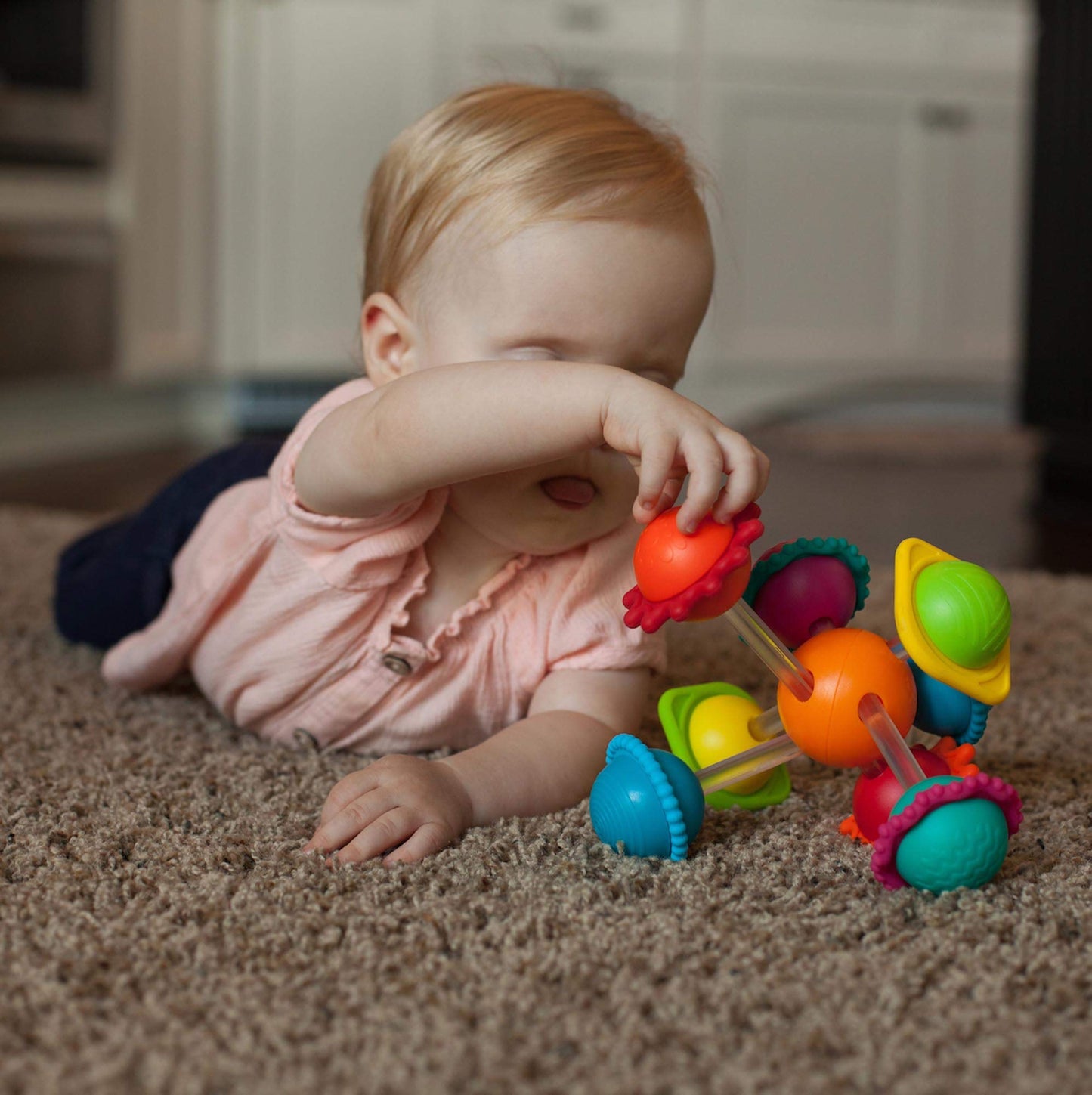 Fat Brain Toys Wimzle, Sensory, Fidget Toys for Toddlers, Babies 6 Months+
