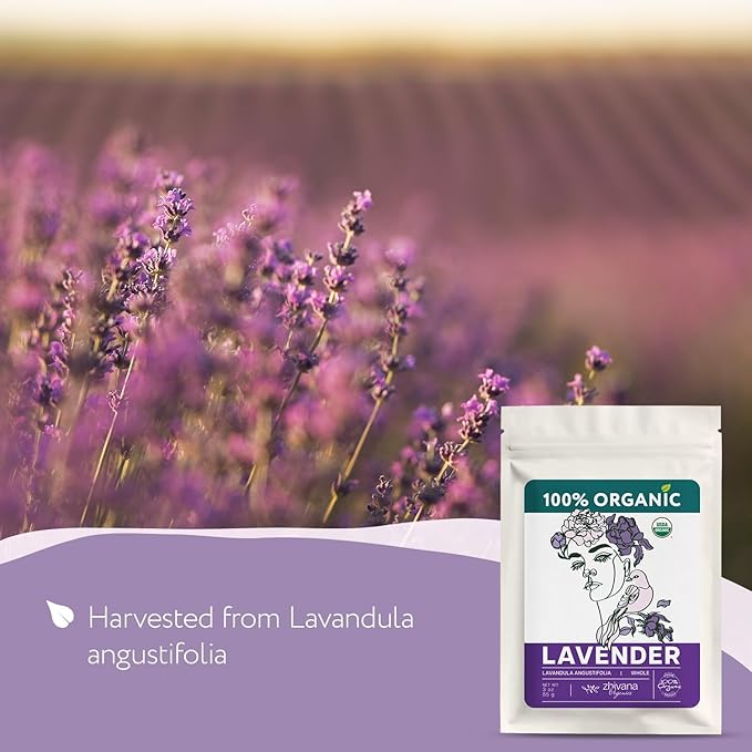 Super Value Pack 5 LB - Organic Food Grade Lavender Buds – Lavender Tea Bulk - Lavandula Angustifolia - Edible Lavander for Drinks, Cooking & Baking