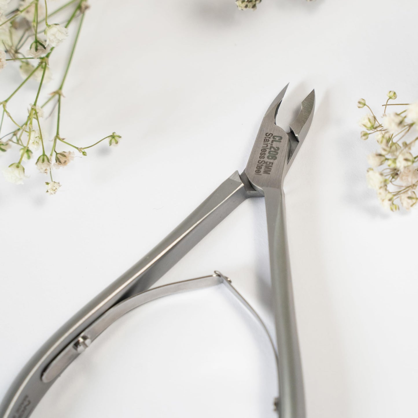 NGHIA Professional Cuticle Nipper CL-206 | Stainless Steel (5MM) | Salon Quality & Surgical Grade | Precision Cuticle Trimmer
