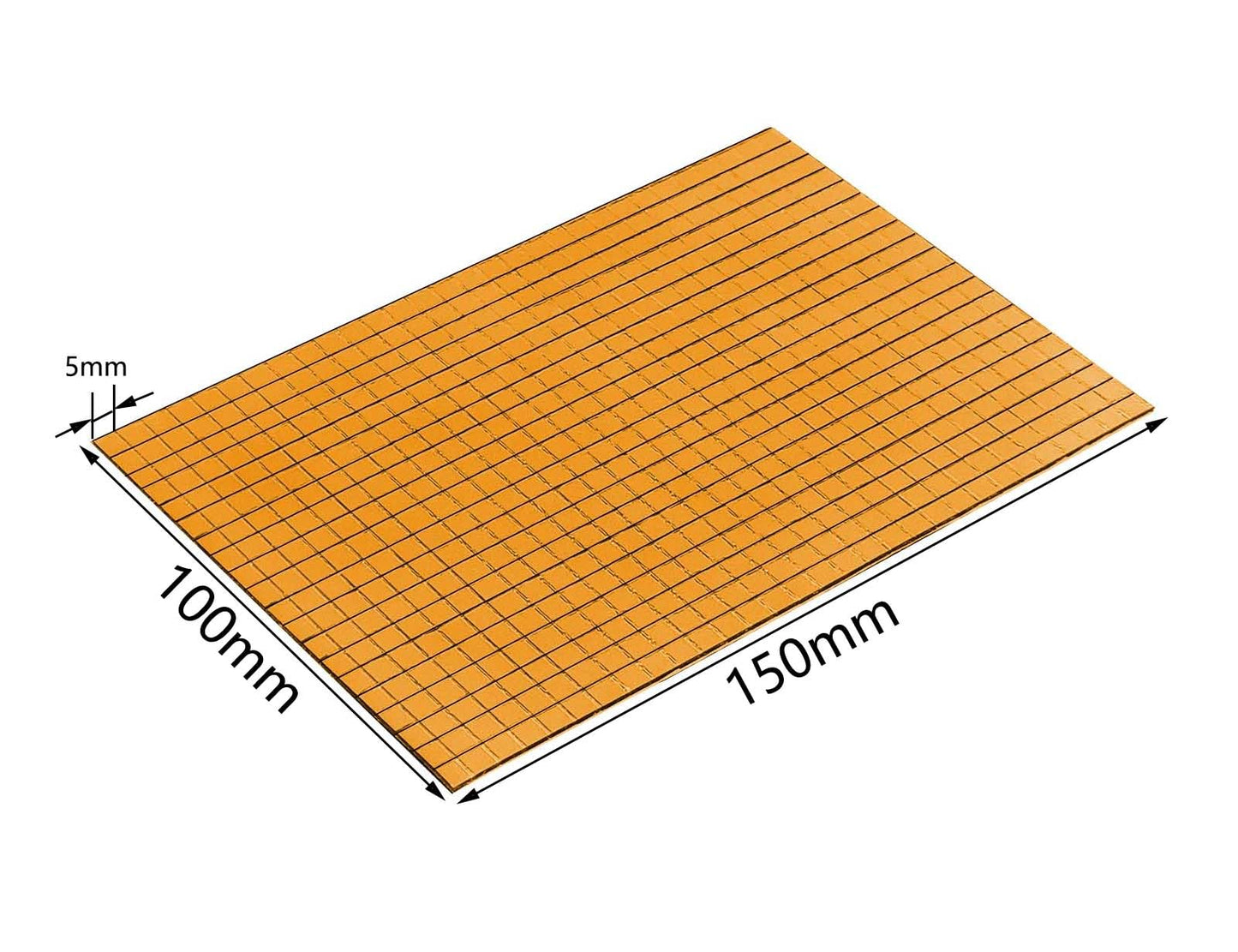 12000pcs Self-Adhesive Mirror Mosaic Tiles Mirror Tiling Xmas DIY Decoration 5x5mm (Orange)