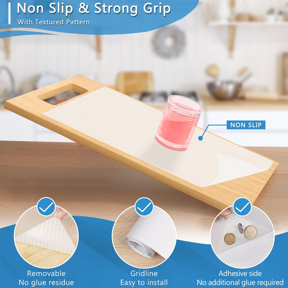 Self Adhesive Shelf Liner Kitchen Liner
