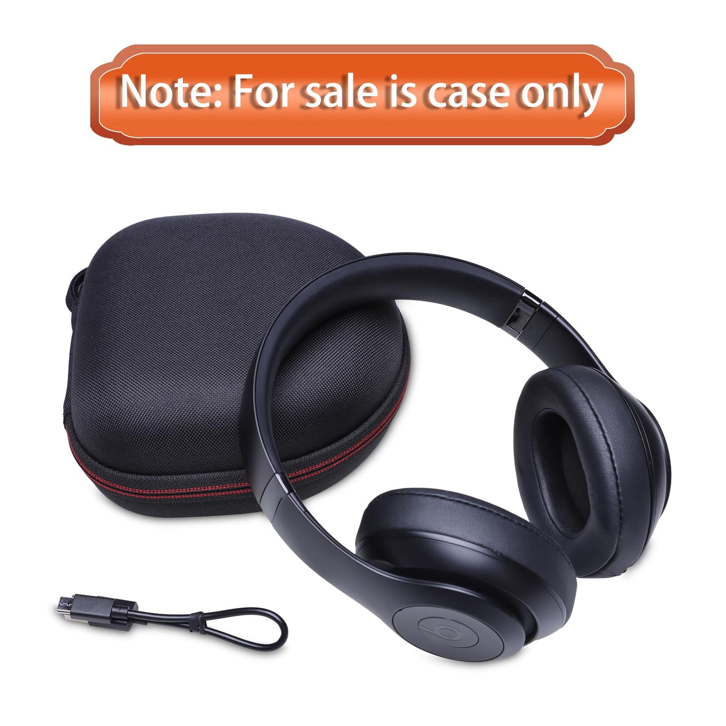 Headphone Case Compatible with Glynzak/BERIBES/TOZO/KVIDIO/Beats/Soundcore Anker/JBL Noise Cancelling Over-Ear Headphones, Rose Gold