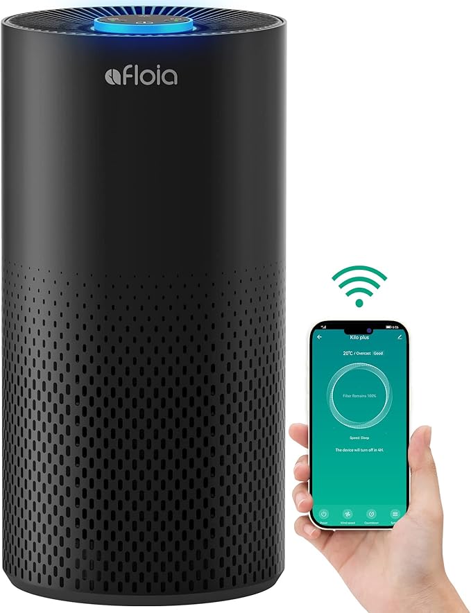 Afloia Smart Air Purifier for Home Large Rooms Bedroom, Up to 1,076 sq ft