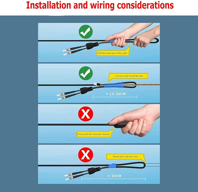 Jeirdus 15M SC/PC to SC/APC Outdoor Armored Simplex 9/125 SM Fiber Optic Cable Jumper Optical Patch Cord Singlemode 15Meters 49ft SC-SC