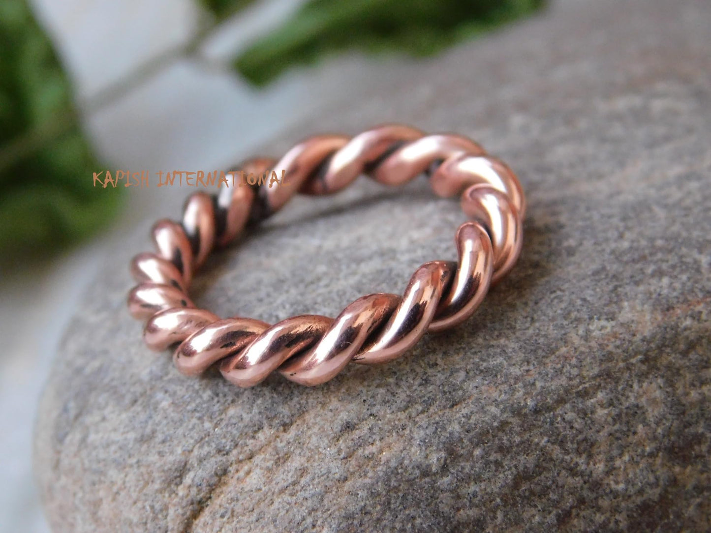 Pure copper tensor rings twisted, Simple ring, Tensor Rings Twist Ring Jewelry, Solid Copper Twisted ring for Men and Women, Jewelry for Unisex, (13.5)