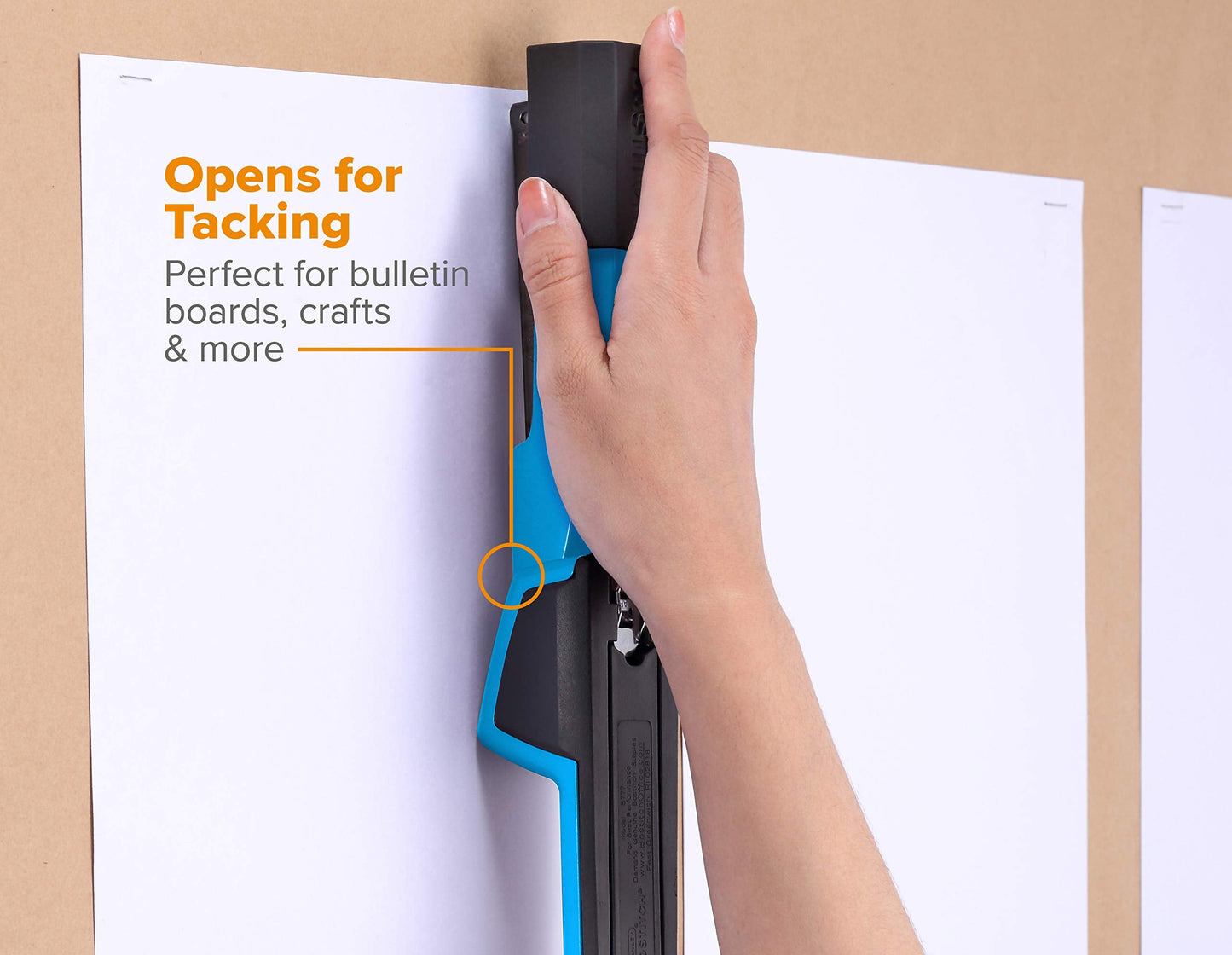 Bostitch Office Epic Metal 3 in 1 Stapler, 25 Sheet Capacity, Includes 210 Staples in Staple Storage Compartment & Integrated Remover,