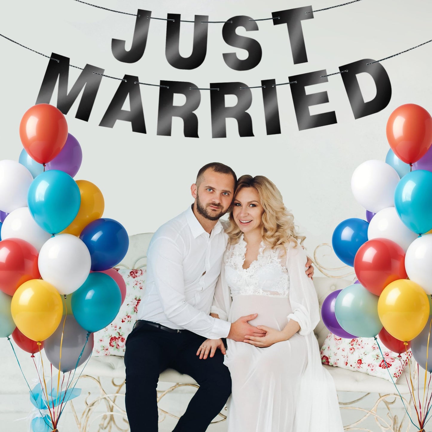 131 PCS Custom Banner DIY Letter Banners Personalized Banner for Birthday Congratulations Wedding Party Banners Black 5-inch