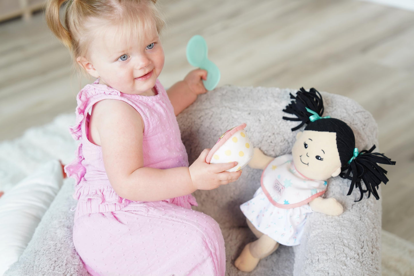Love, Stella Baby Doll Pretend Feeding Set by Manhattan Toy