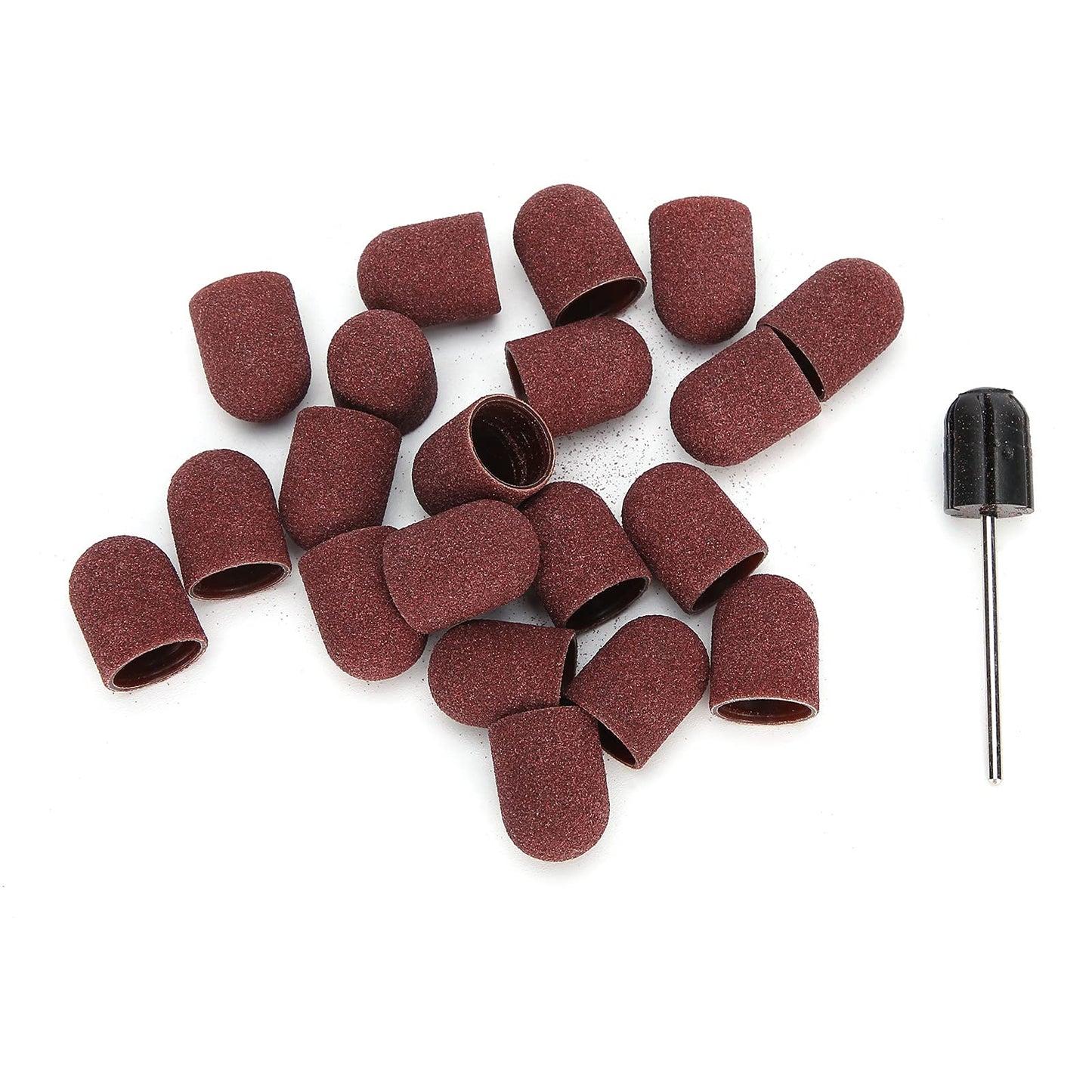 Nail Drill Bits Kit, Nail Art Sanding Nail Drill Bits Polishing Grinding Sanding Bands Set Nail Drill Head Accessory for Manicure Pedicure Nail Polishing Burr Home Salon Use 13 x