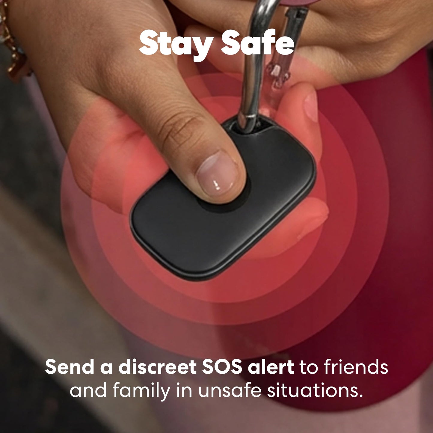 Life360 Tile Pro - Powerful Bluetooth Tracker, Key Finder and Item Locator for Keys Bags, and More. Both iOS and Android Compatible. Phone Finder. 2-Pack (Black/White)
