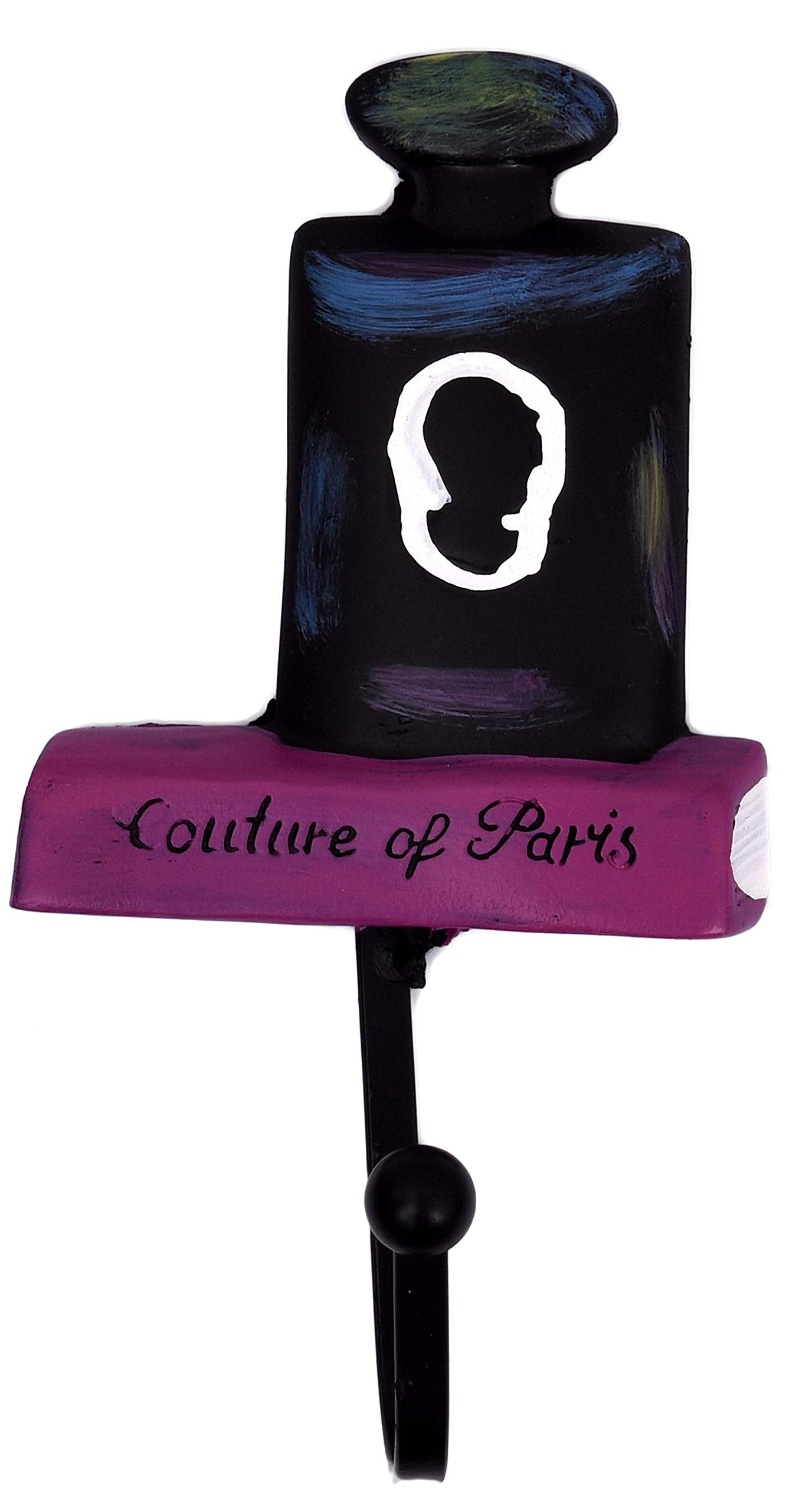 Stephanie Imports Decorative Fashionista Couture Resin Wall Coat Hooks (Set of 3)