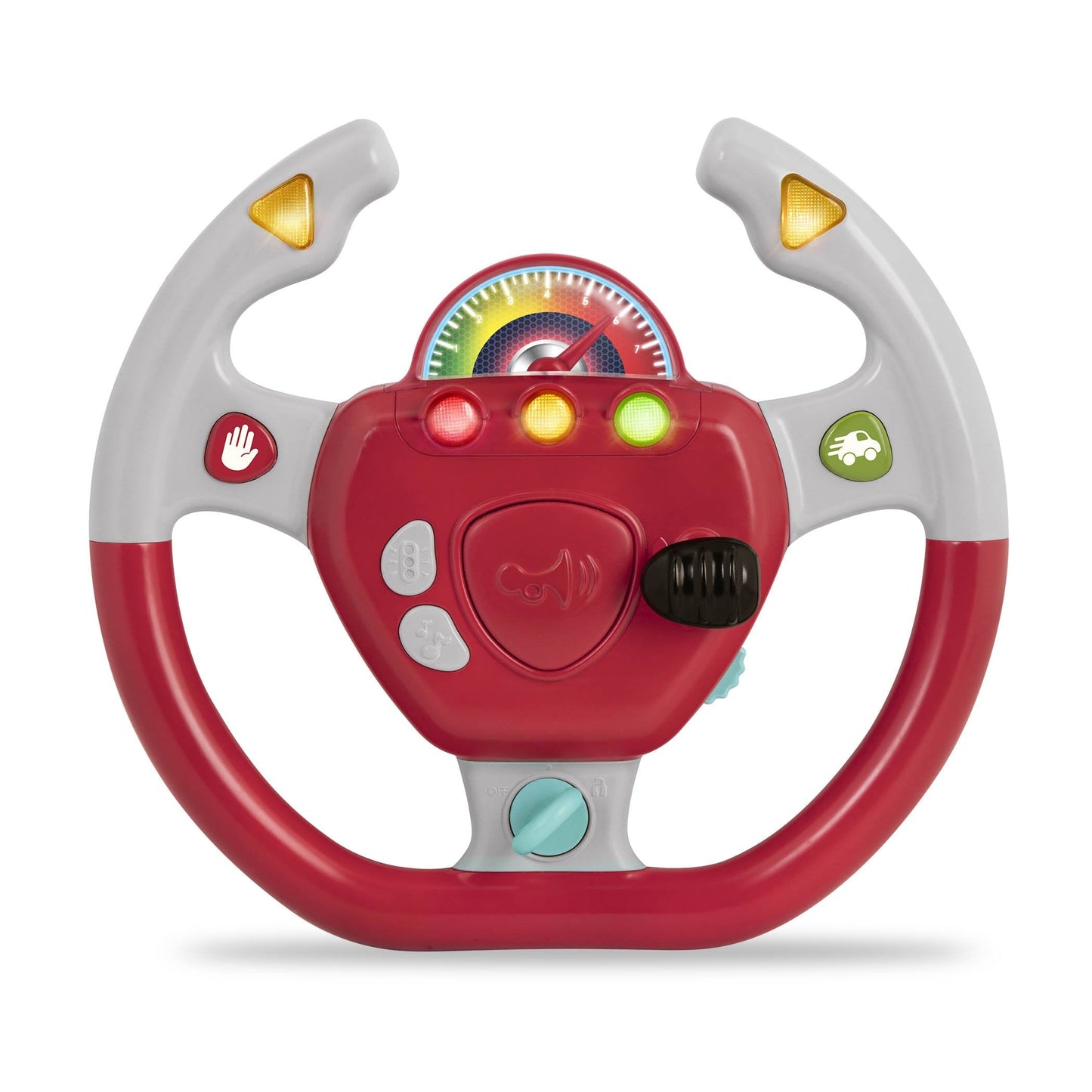 Battat – Interactive Steering Wheel – Portable Car Toy – Kids Games & Songs – Toddler Road Trip – 2+ Years – Geared to Steer