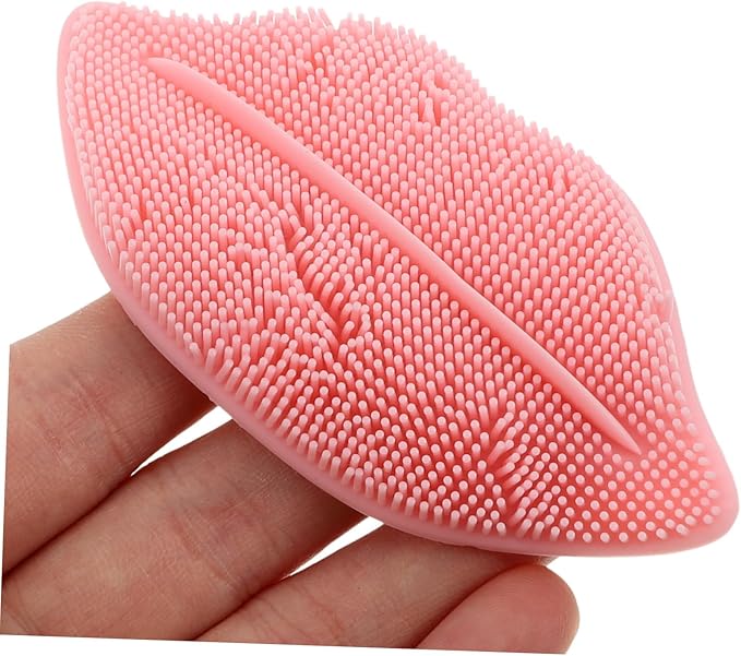 3Pcs Lip Face Cleansing Brush Exfoliating Tool for Makeup Removal Portable Facial Scrubber for Women Lightweight and Travel Friendly Face Wash Tool
