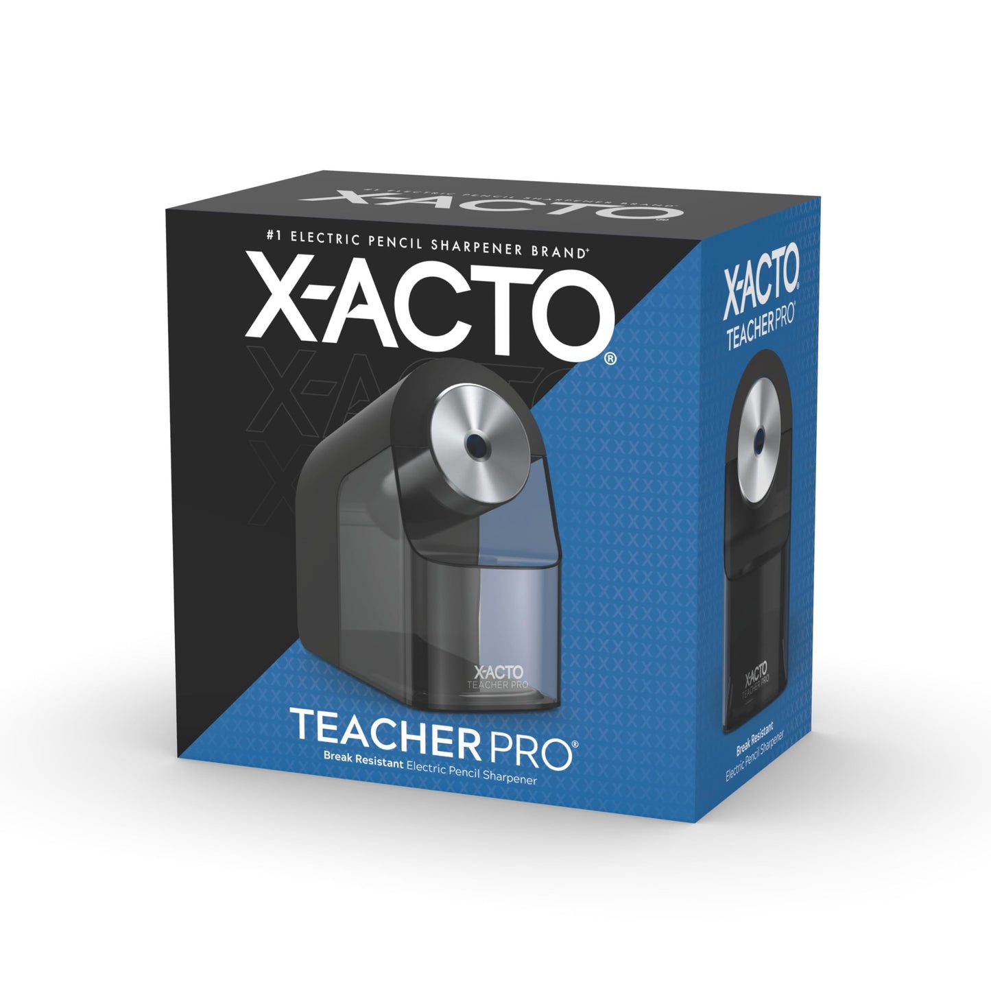 X-ACTO Teacher Pro Electric Pencil Sharpener, Heavy Duty, Black, 1 Count - School, Classroom Essentials