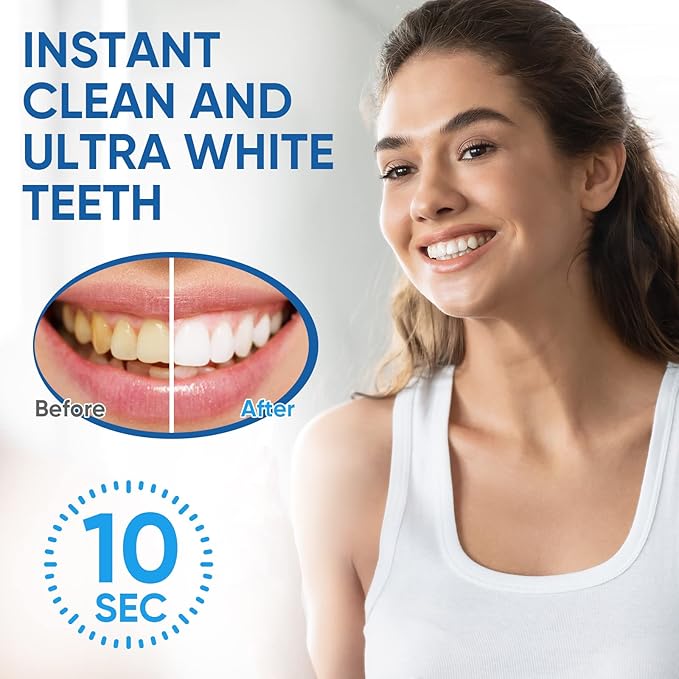 Tooth Paint, Teeth Whitening Paint, Instant White Tooth Paint, Tooth Polish Uptight White, Portable and Simple