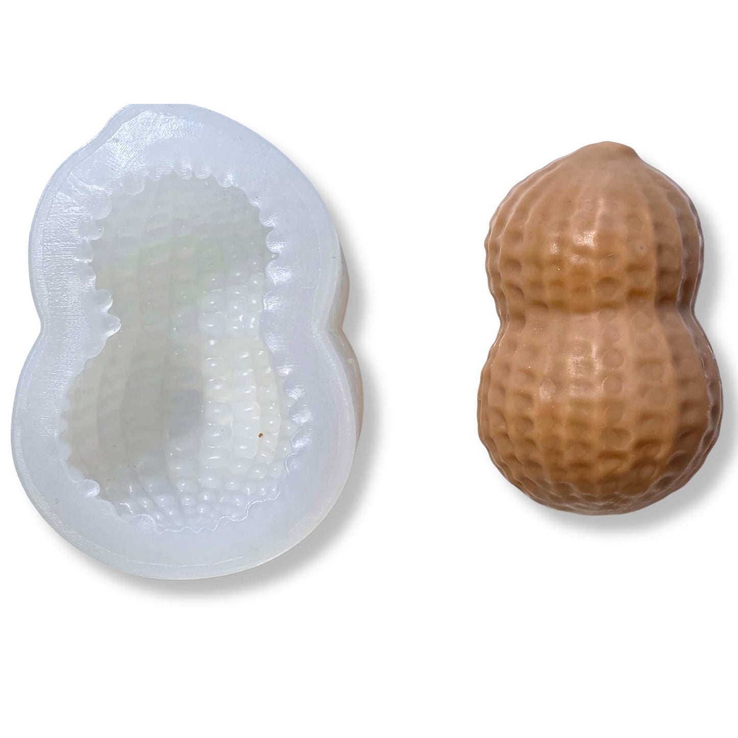 Love N Macarons Realistic Peanut Silicone Mold, Food-Grade BPA-Free, 3x1.75 Inch, 100ml, for Chocolate, Mousse, Candle Making Baking Tool for Viral Fruit-Shaped Pastries Bakery Supply