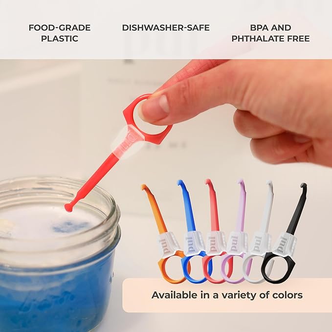 PUL Aligner Care Convenience Kit – Case + 2-in-1 Tool for Invisalign, Retainers, Partial Dentures, Mouth & Night Guards & More – Gray Case & 2-Pack of Blue Aligner Seating Chewie & Removal Tool