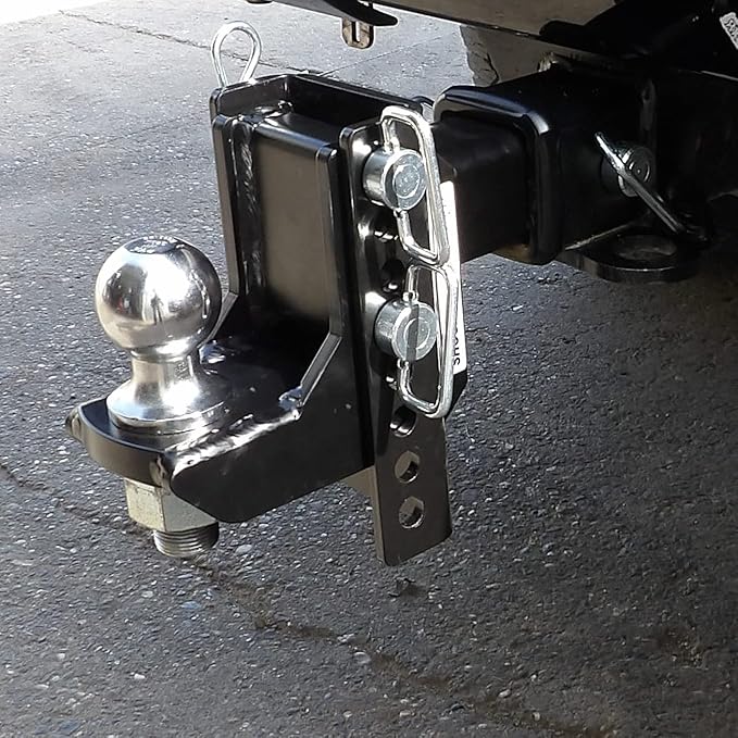 Shocker XR Adjustable Drop Hitch, Fits 2" Hitch Has 2-5/16"Ball 0-7-1/2" Drop