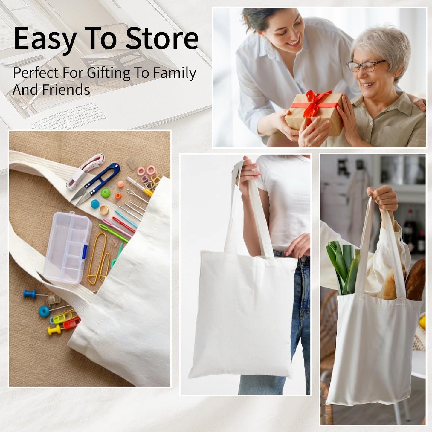 Bamboo Knitting Needles Set - 18 Pairs Wooden Knitting Needles for Beginners Complete Smooth Knitting Kit with Storage Bag (2.0-10.0mm) for Sweater Shawl Scarf DIY Craft