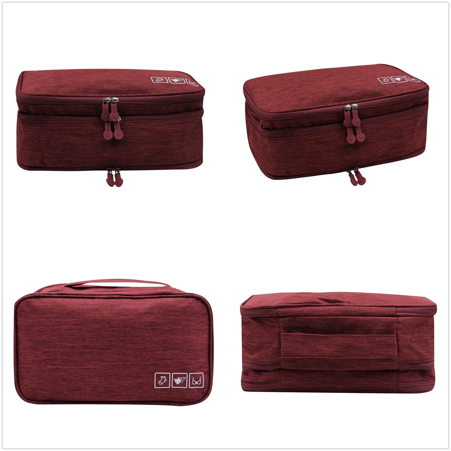Portable Underwear Bra Storage Bag Waterproof Travel Organizers Multi-Layer Toiletry Packing Cube