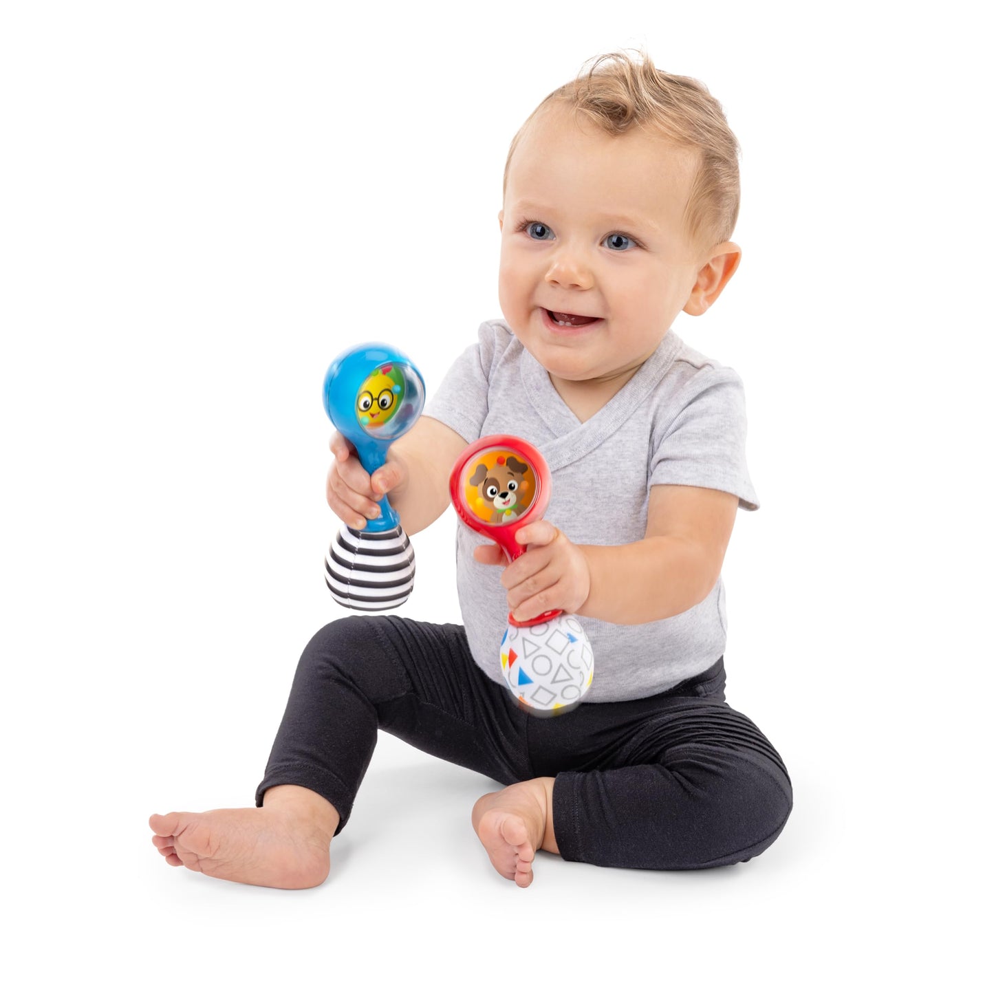 Baby Einstein First Tunes Drum & Shakers Musical Gift Set, with Maracas and Toy Drum, Ages 6 Months and Up