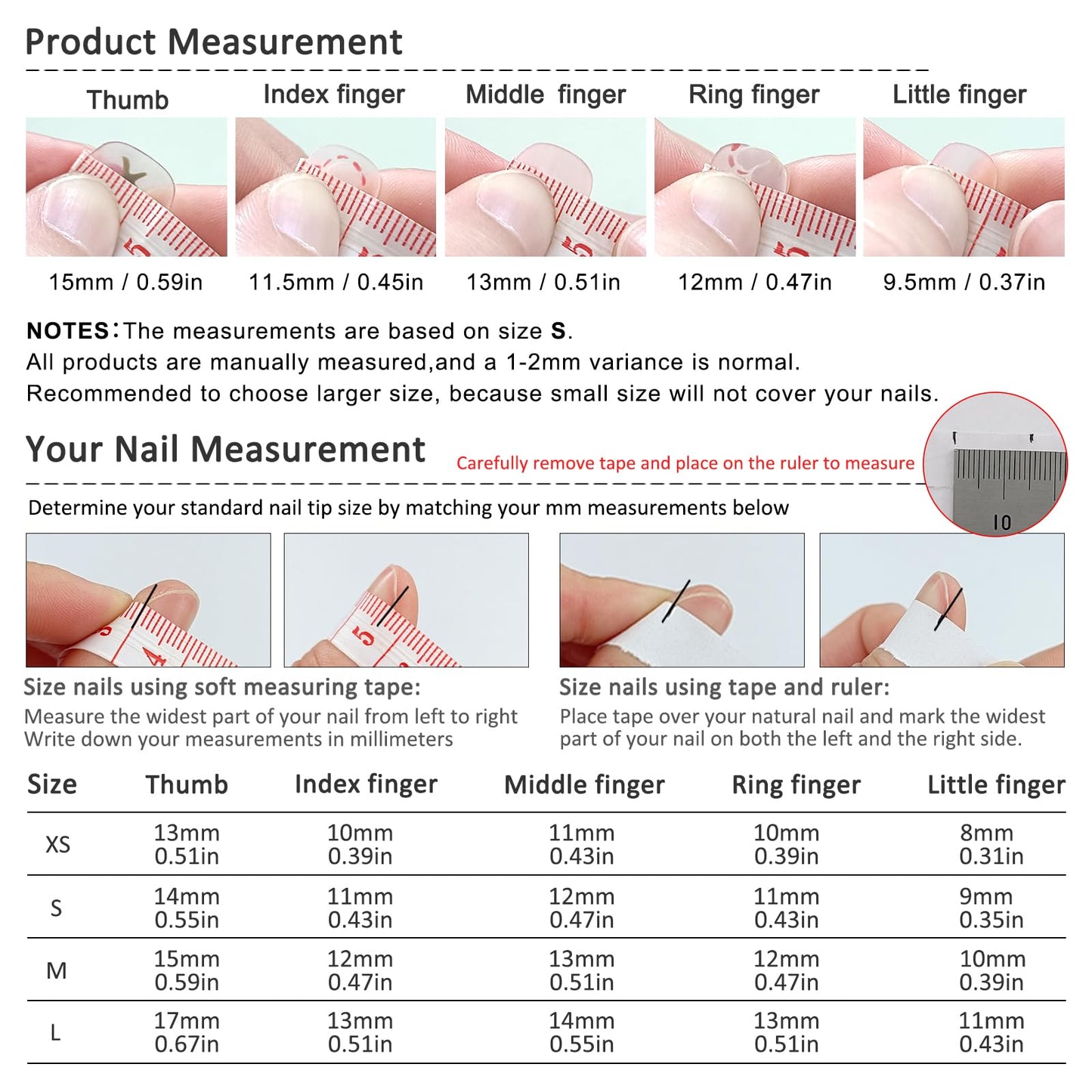TENPAL Press on Nails 10Pcs with Tools Kit,3D Strawberry Spring Summer Pink Aurora Fake Nails,Cute Floral Almond Short Nails,Full Cover False Nails Simple Blush Glue on Nails Sweet Summer Nails(M)