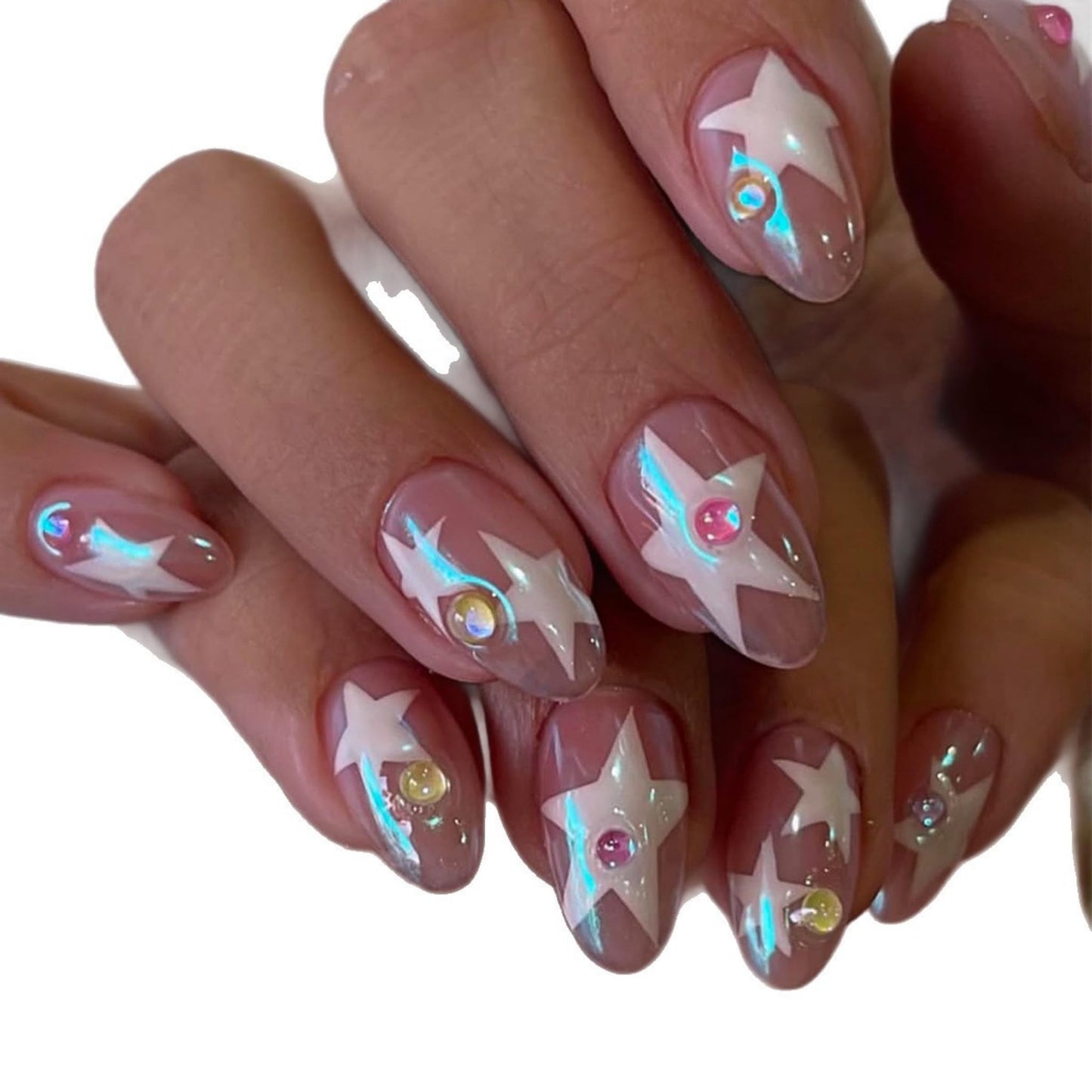 SEENEEY Press On Nails FT036, Nails 014