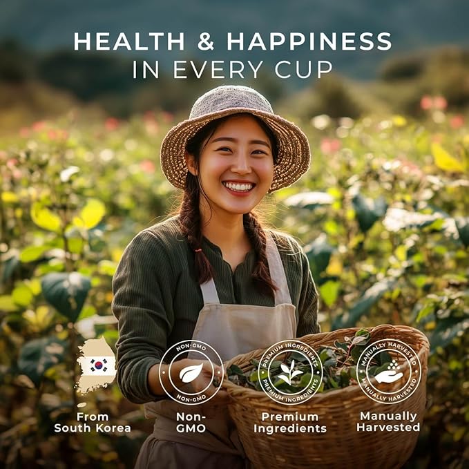 Gya Tea Co Ashwagandha Herbal Tea Bags (50 Bags) - Caffeine Free with a Tangy Flavor for All Day Comfort, Calming, Relaxing & Nourishing - Fruit & Herbal Blends