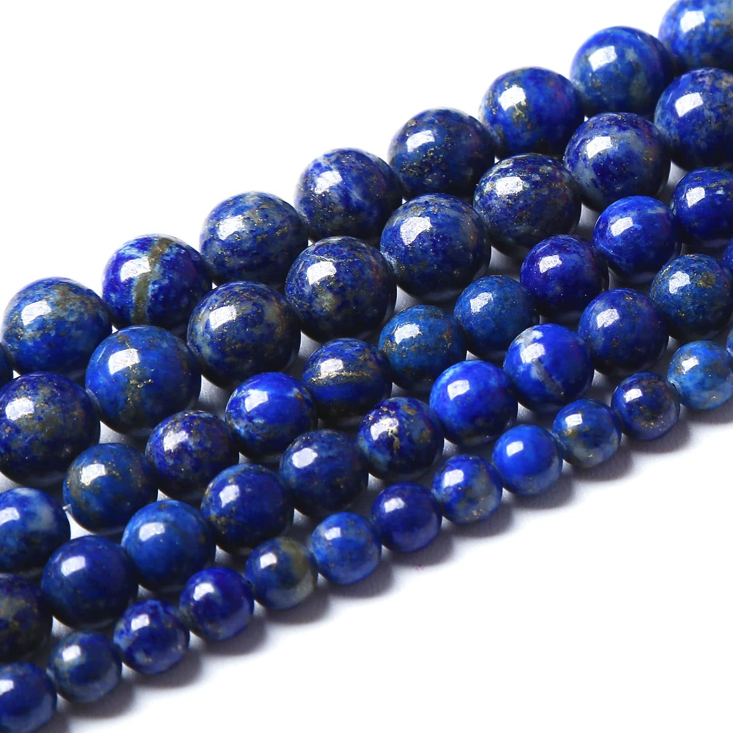 AAA+ Natural Lapis Lazuli Gemstone Beads 6mm 60PCS Round Loose Stone Beads for Jewelry Making DIY Bracelets Necklace Earrings