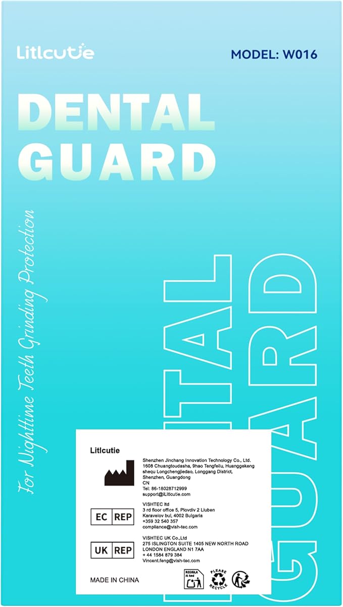 Mouth Guard for Grinding Teeth at Night, Night Guards for Teeth Grinding, 4 Pack/2 Size Moldable Dental Guard for Sleeping-with 2 x 5X Mirror Mouth Guard Case
