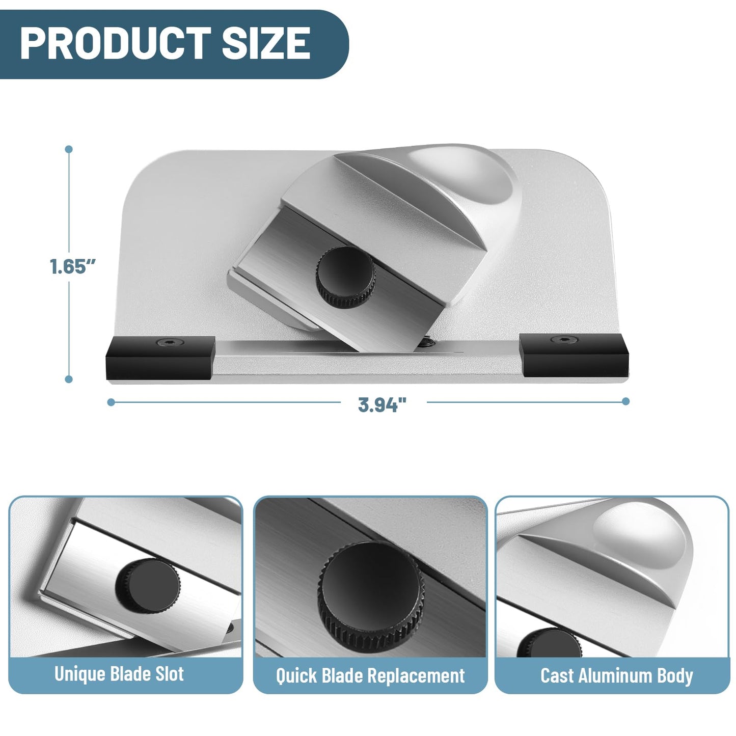 SCZS Retractable Mat Cutter for Framing, 45° Bevel Blade Mat Board Cutter Tool for Artwork, The cutting depth can reach up to 3mm,For cutting foam boards, plastic boards, Artistic photos.