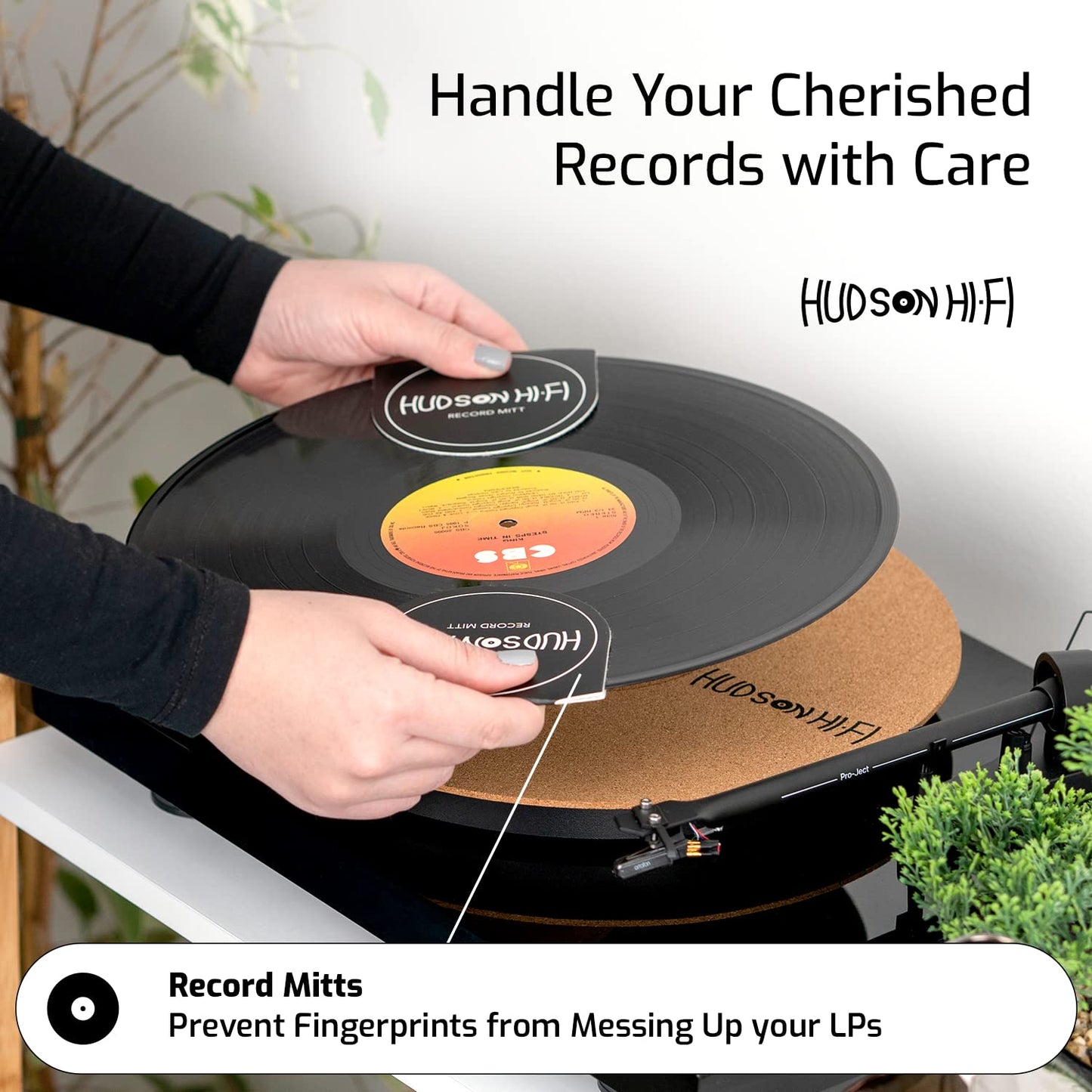 9-in-1 Vinyl Record Cleaning Kit – Anti-Static Cleaner, Carbon Fiber & Velvet Brushes, Stylus Gel, Microfiber Cloth, Mitts & Label Protector for LP Care