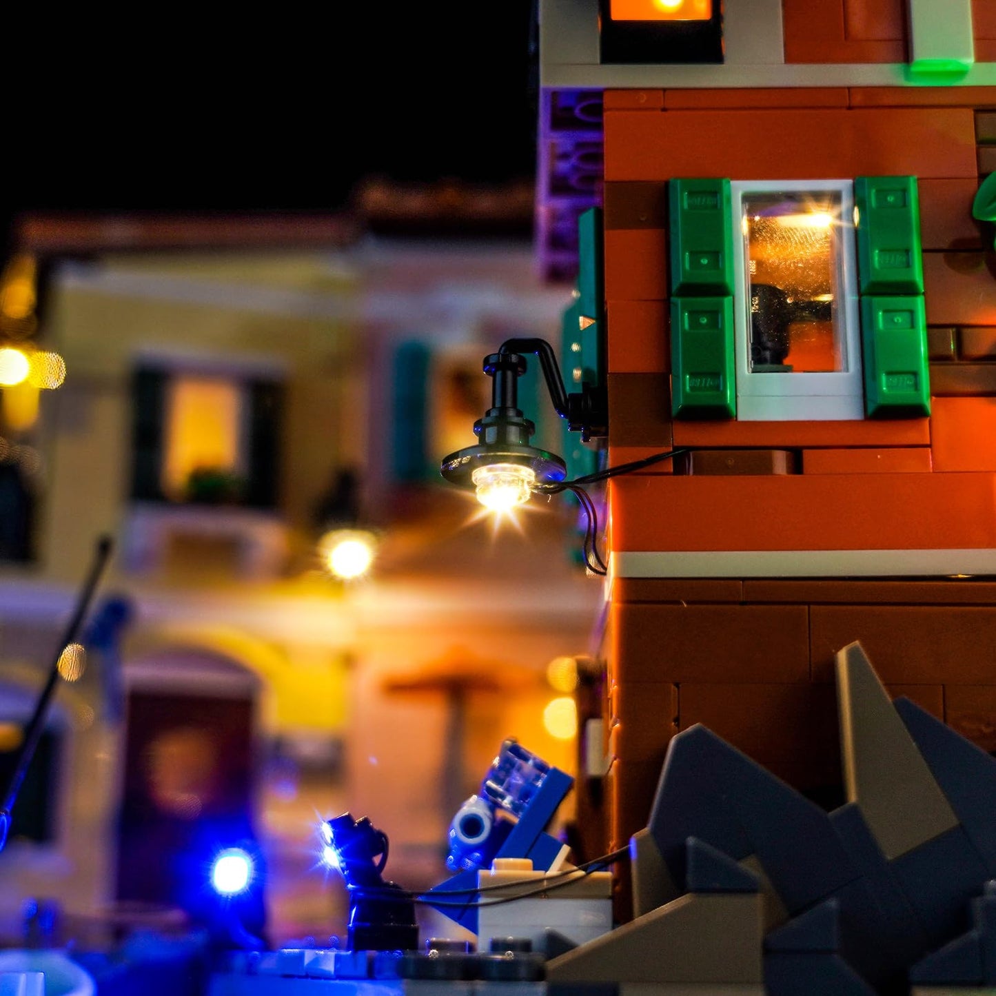 BRICKSHINING LED Lighting Compatible with Lego 21359 Italian Riviera,Light Kit Compatible with Lego Architectural 21359 for Adults,NOT Included The Model Set - JUST Lights