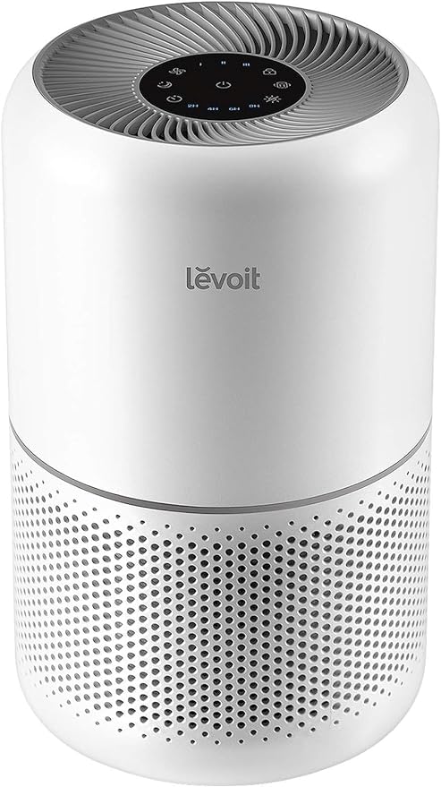 LEVOIT Air Purifier for Home Allergies Pets Hair in Bedroom, Covers Up to 1095 ft² & Humidifier Replacement Filters 10-Pack, Mineral Absorption Pad, Compatible with LV600S
