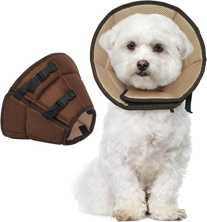 LETSQK Dog Cone Collar After Surgery, Soft Cone for Dogs to Stop Licking