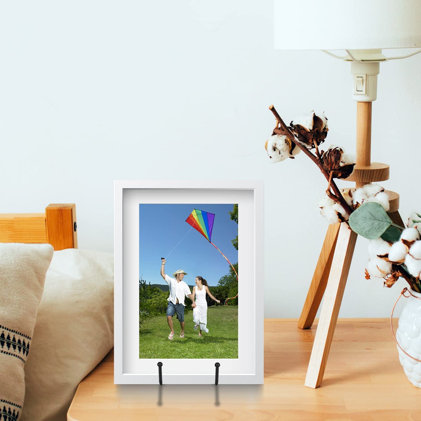 IBosins 5 Pack 8 Inch Plate Holder Display Stands, Large Metal Black Frame Stand for Picture, Book, Photo Easel, Creation, Collectibles