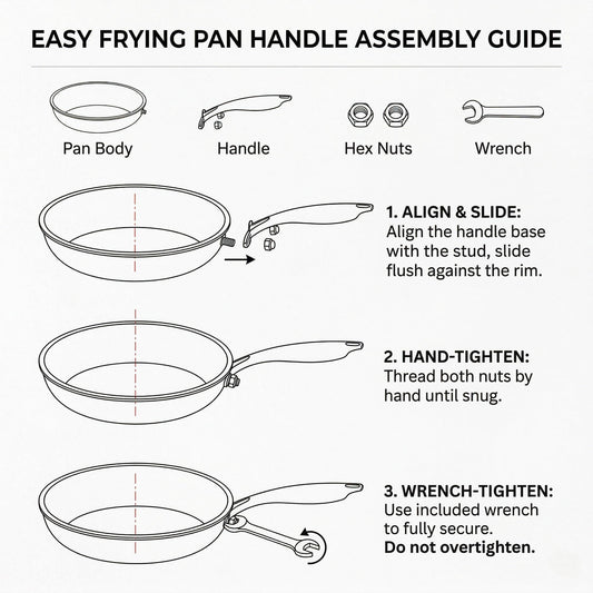Legacy Culinaryware 12 Inch Tri-Ply Stainless Steel Hybrid Frying Pan with Lid - Ceramic Nonstick Skillet, Induction & Oven Safe 600°F, PFAS/PFOA Free Professional Clad Cookware