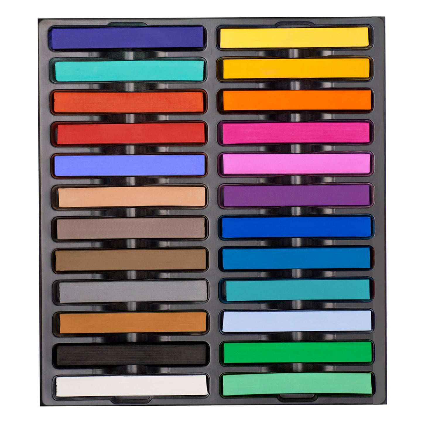 Dlicoda Soft Pastel for Artists, 24 PCS Vibrant Colors Chalk Sticks - Premium Pastel Art Supplies for Drawing, Blending, and Shading - Ideal for Adults and Beginners