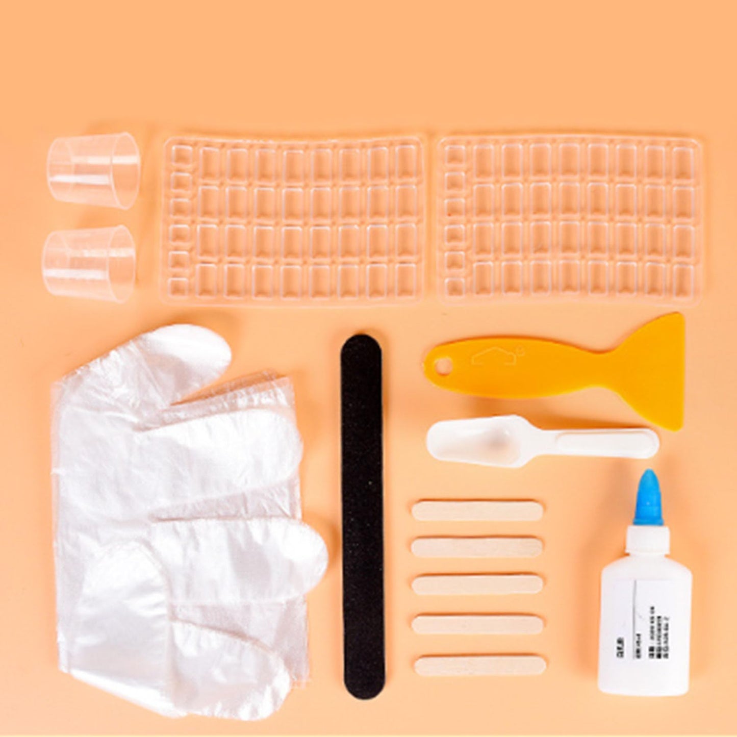 Woohome 19 PCS Miniature Wall Bricks Miniature Brick Silicone Mold Scale Brick Making Tool Kit Tiny Red Bricks Crafts Kit for Mini Garden Sand Table Landscape Building Accessories