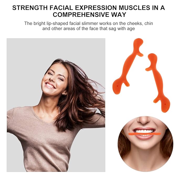 COHEALI Smile Practice Tool Silicone Speech Stutter Trainer for Oral Exercise Mouth Muscle Tightener for Pronunciation for and