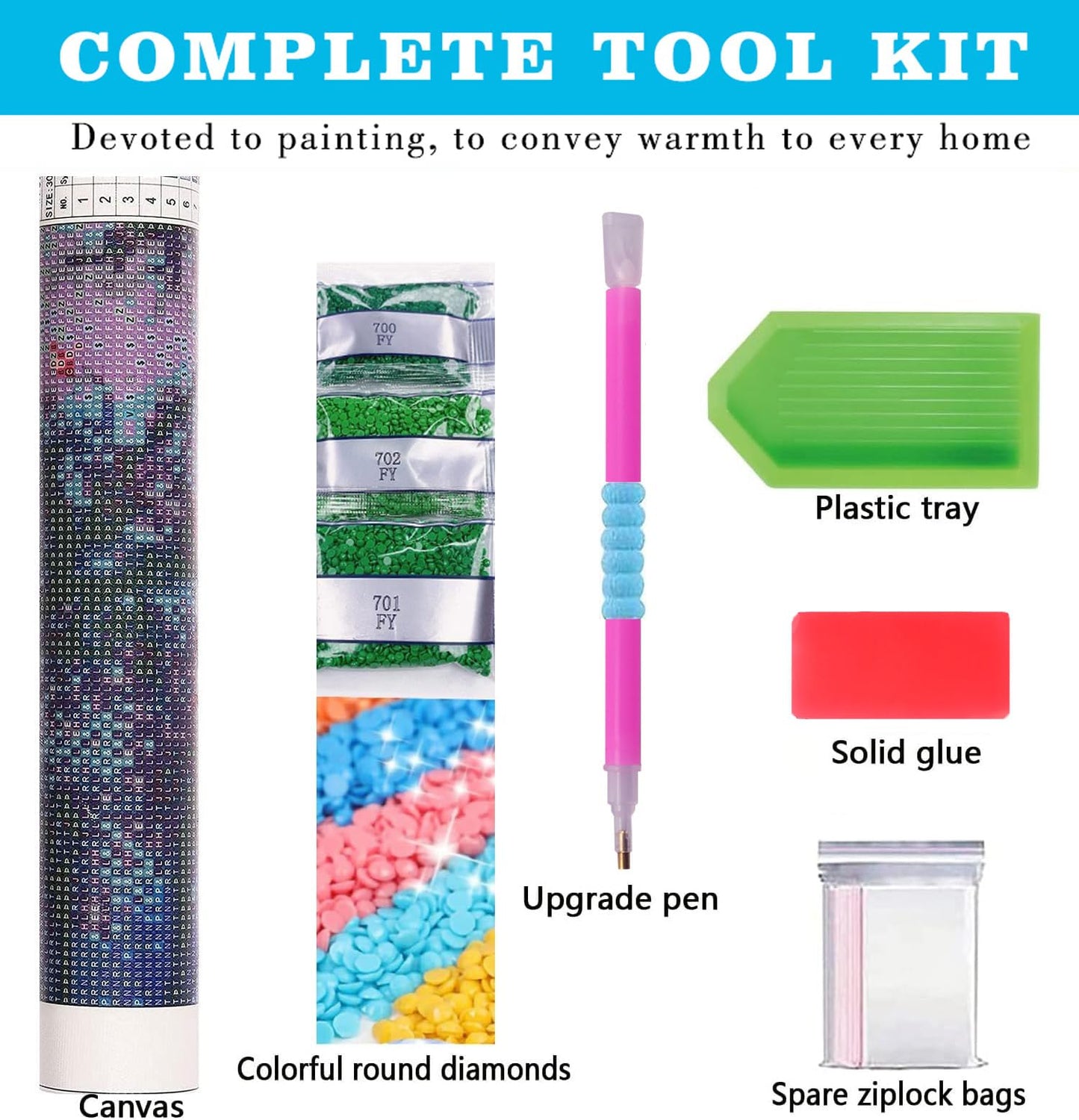 Meothan 3 Pack Diamond Art Kits for Adults, Sugar Skull Diamond Painting Kits for Adults, 5D DIY Round Full Drill Gothic Gem Art Paint with Diamonds Dots Crafts Set for Home Decor Gift 12x16inch